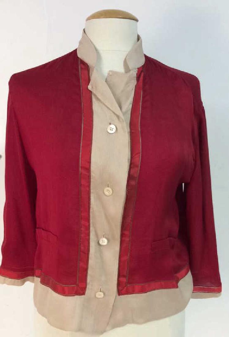 Prada Milan Red Silk Top (1 of 10)