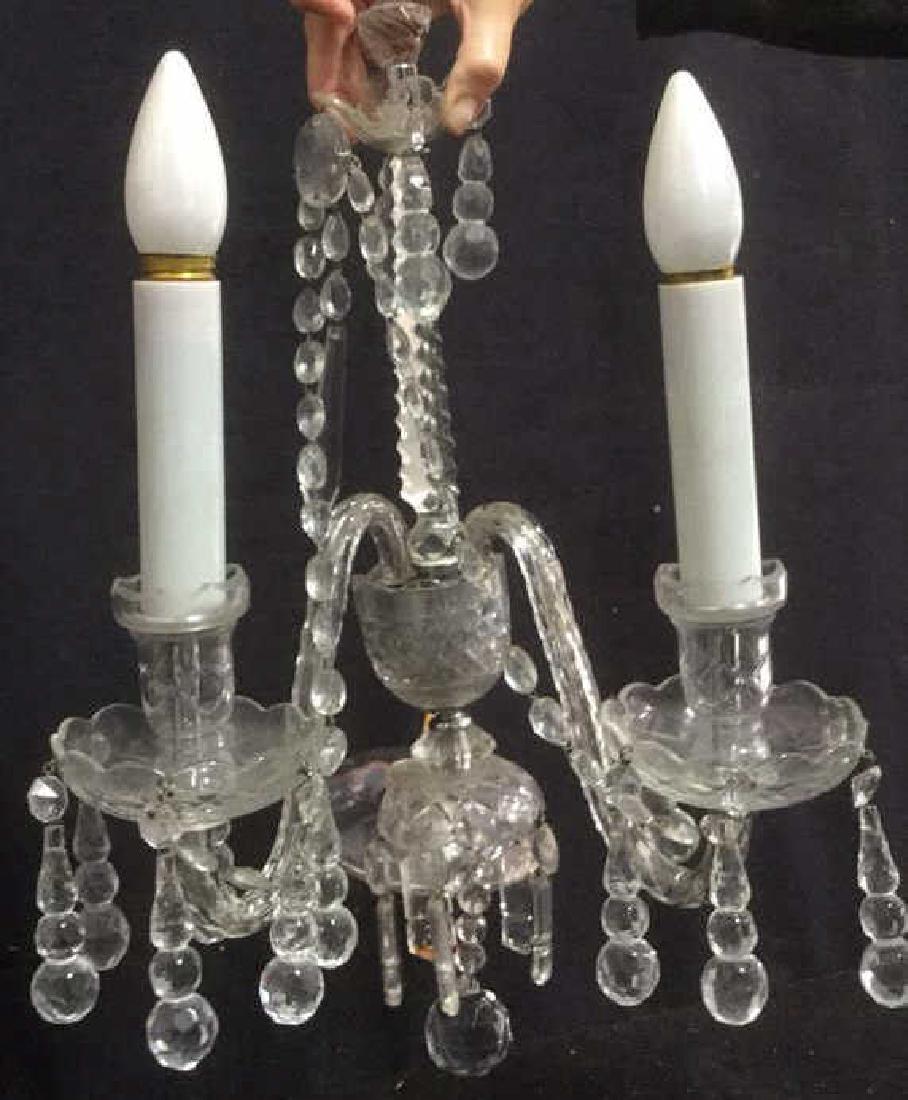 Vintage Crystal Candelabra Wall Sconce (1 of 10)