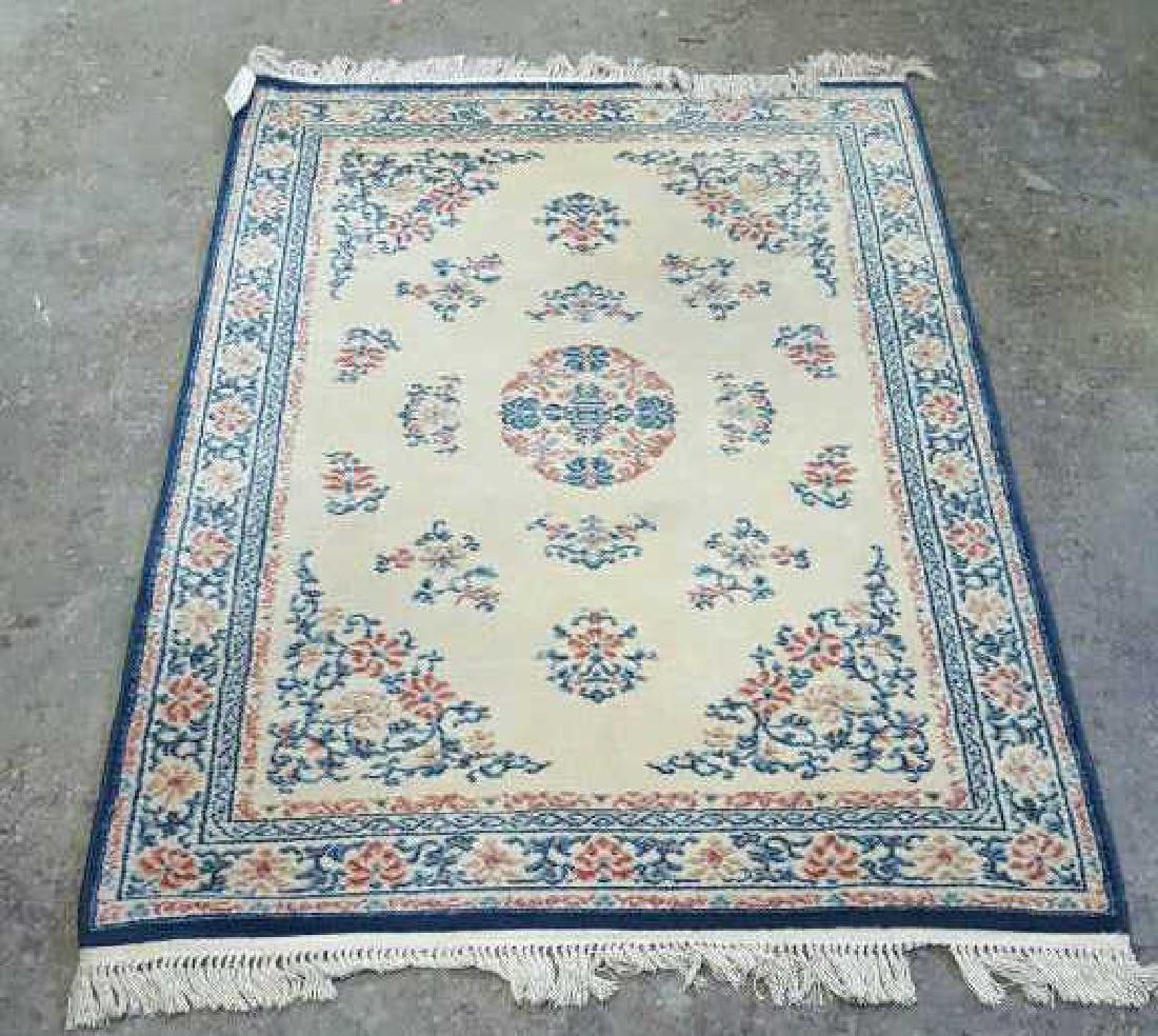 Wool Chinese Area Carpet (1 of 7)