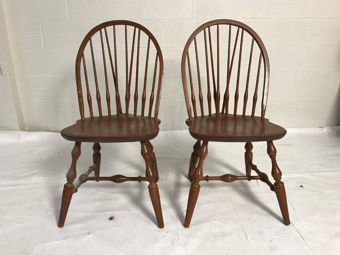 Pair windsor style chairs (1 of 7)