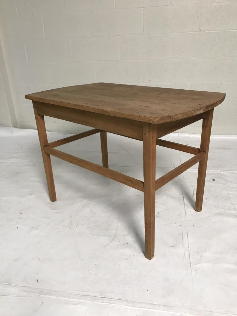 Antique pine side table (1 of 9)