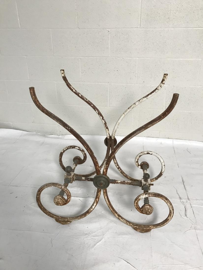 Antique iron table base (1 of 10)