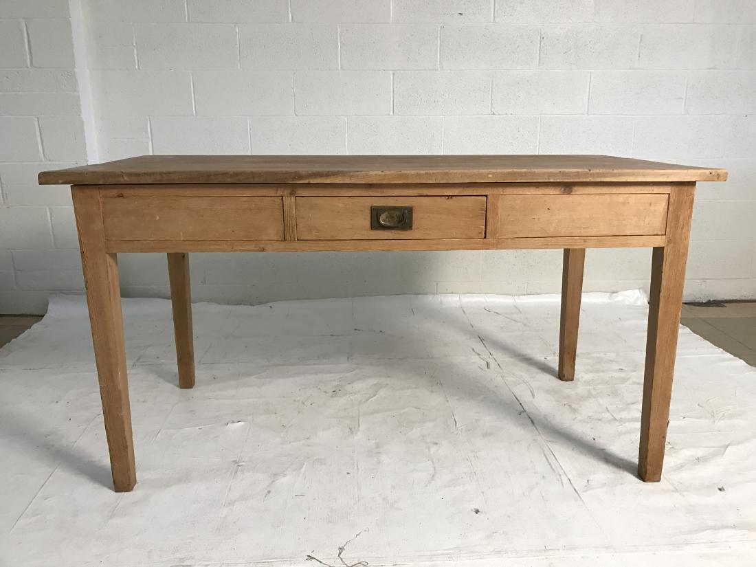 Antique pine desk (1 of 8)