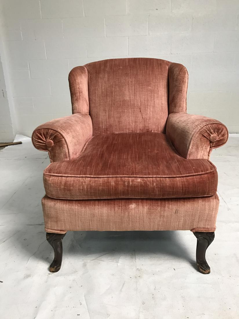 Vintage velvet armchair (1 of 10)
