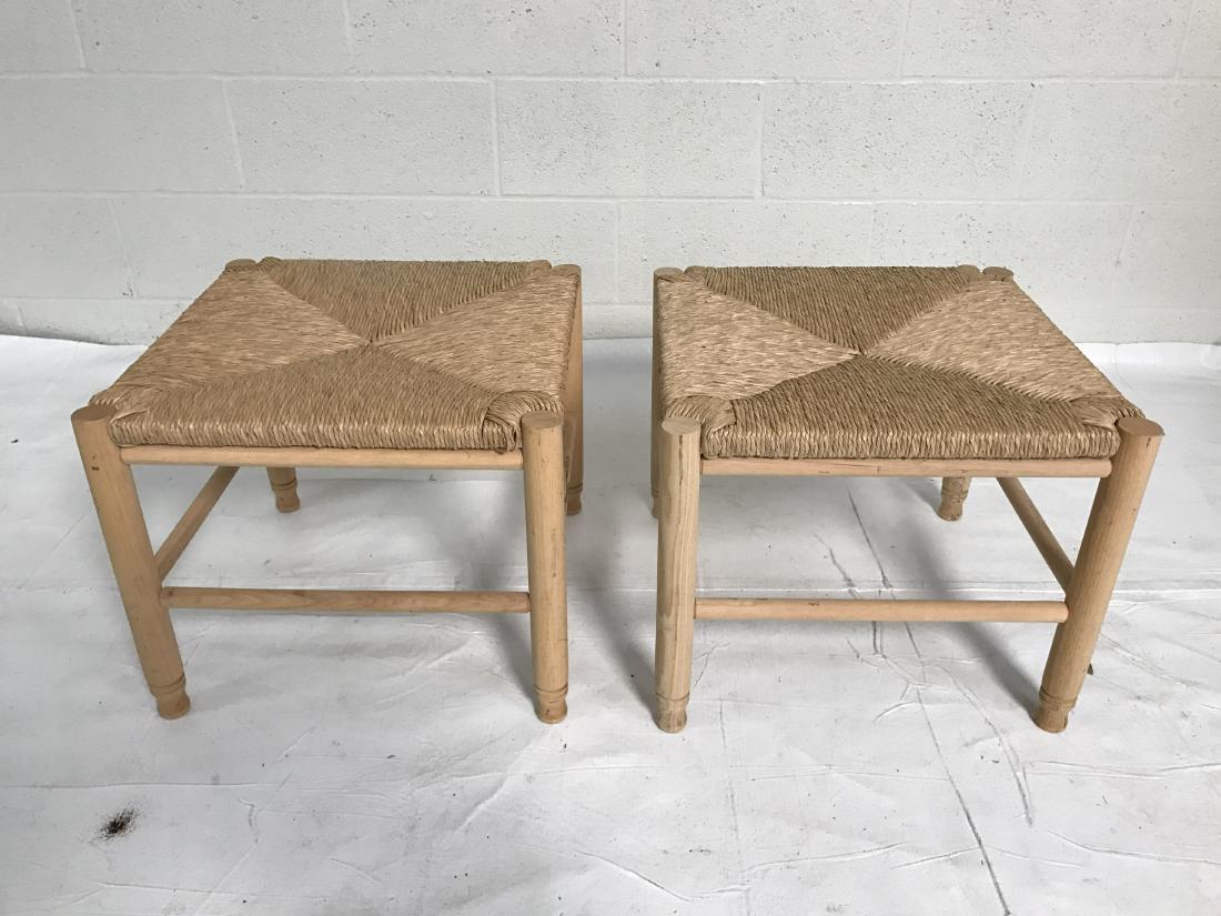 Pair of new wicker stools (1 of 10)