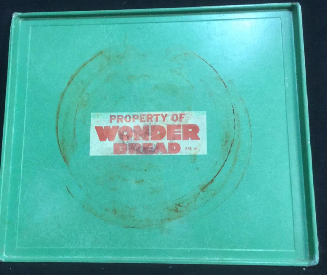 Vintage 1961 Green Wonder Bread Delivery Tray (1 of 10)