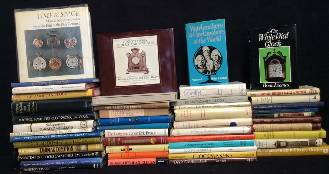 Group Lot of 48 Clock Topic Hard Cover Books (1 of 8)