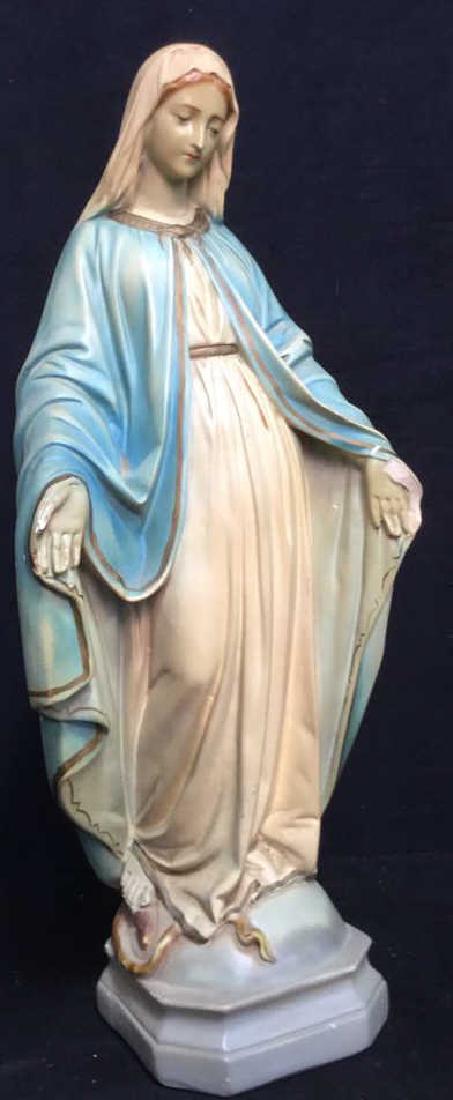 Vintage Chalkware Sculpture of Our Lady of Grace (1 of 11)