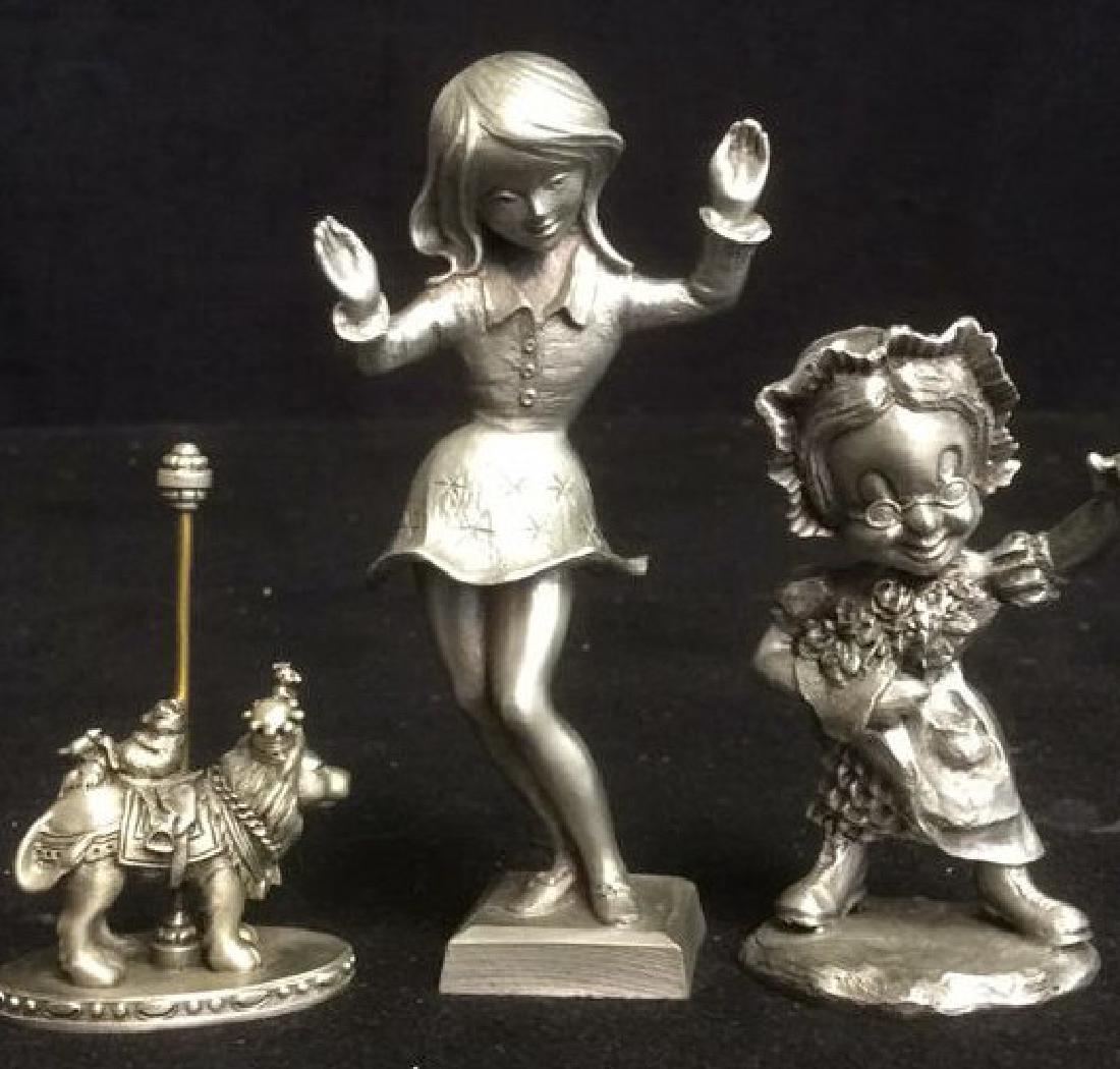Group Lot 3 Whimsical Pewter Figurines (1 of 10)