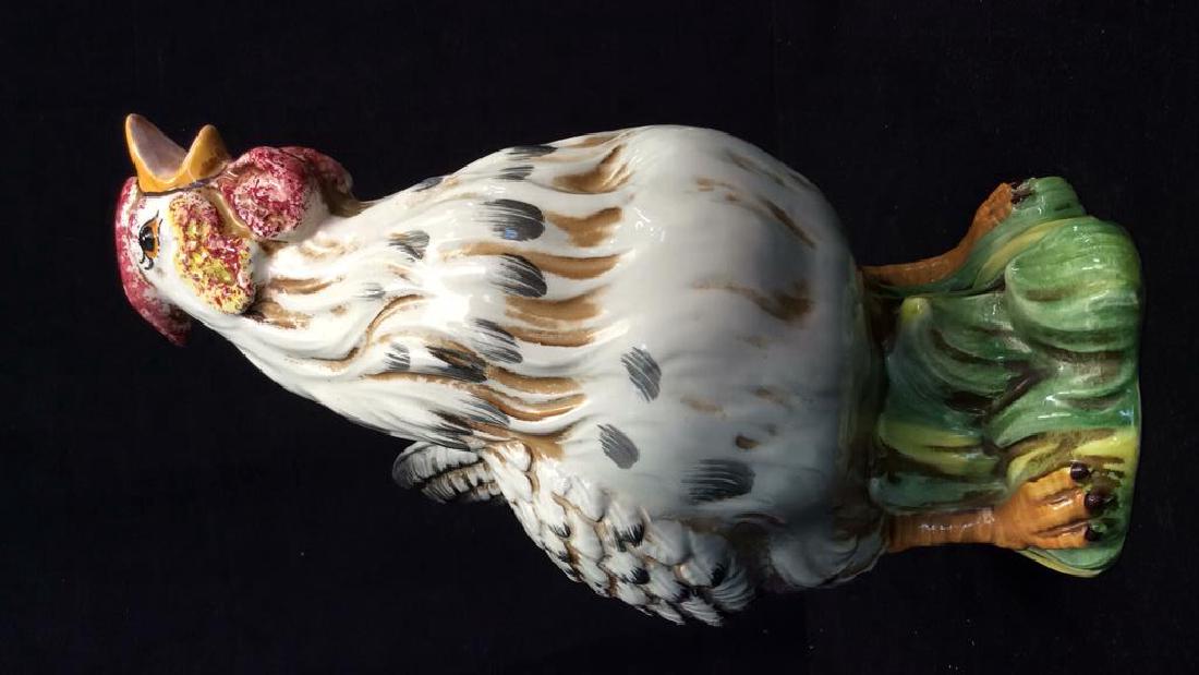 Sur La Table Italian Ceramic Rooster Signed (1 of 10)