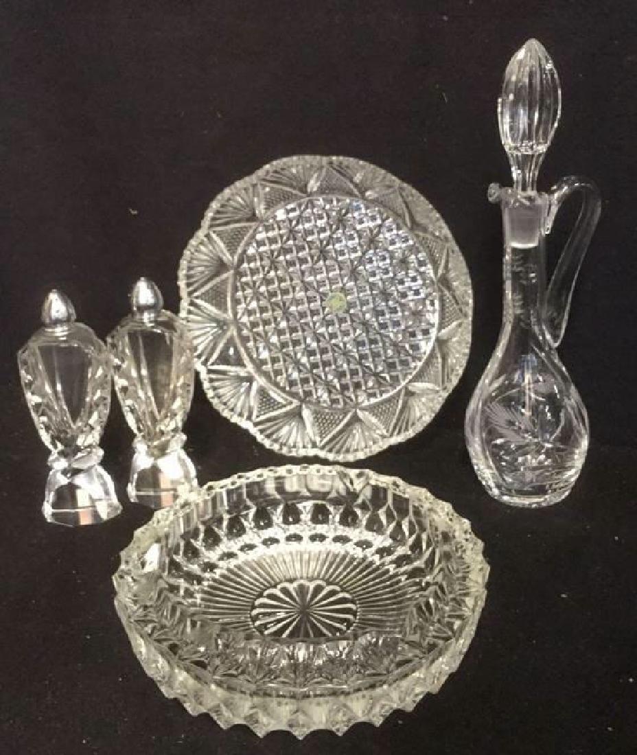 Group Lot Pressed Glass Table Top Accessories (1 of 10)