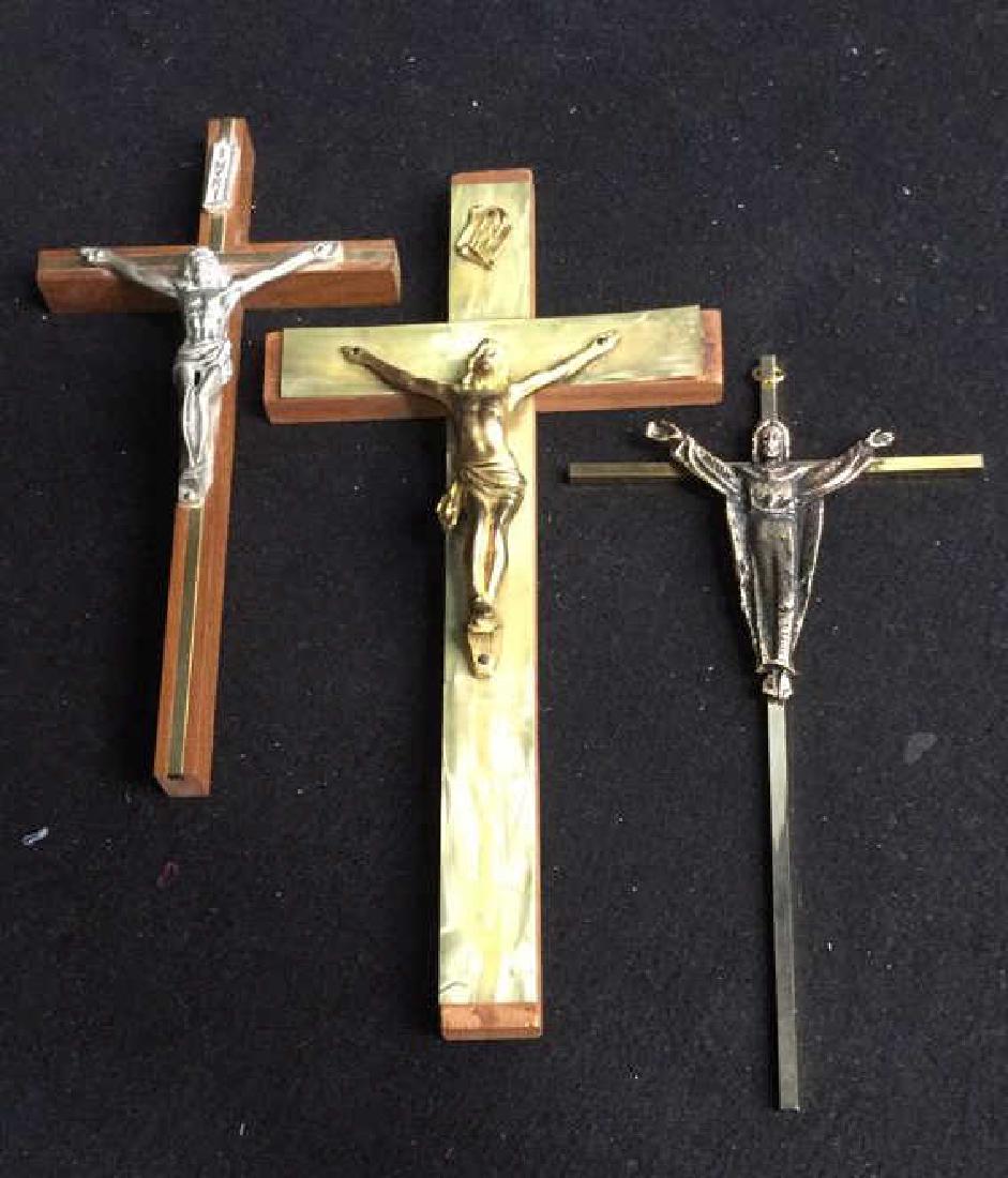 Group Lot 3 Religious Crucifixes Lot of 3 Religious (1 of 10)