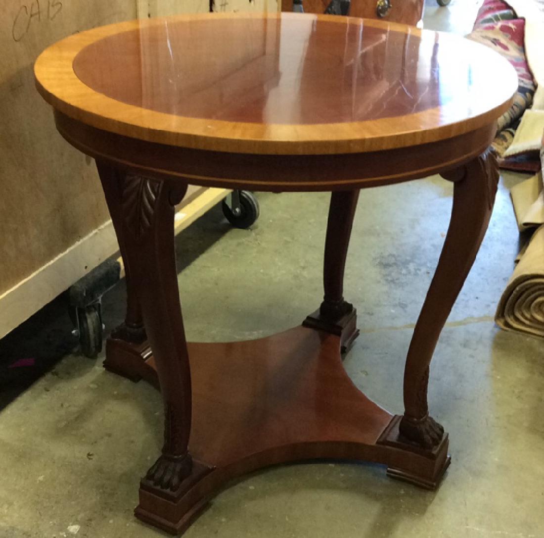 Kindel Satinwood and Maple Lamp Table (1 of 10)
