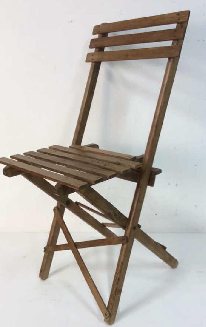 Antique folding Irish Cricket Chair (1 of 10)