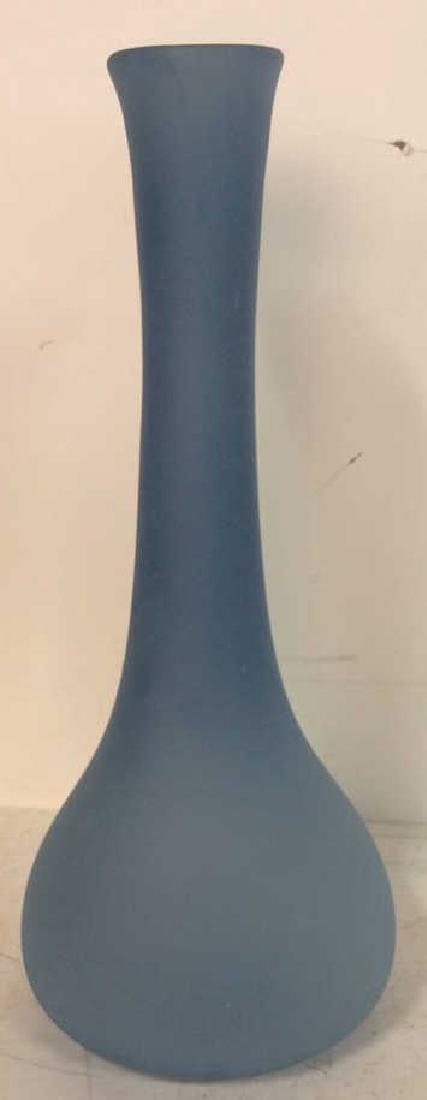 Signed Sky Blue Art a Glass Vase (1 of 8)