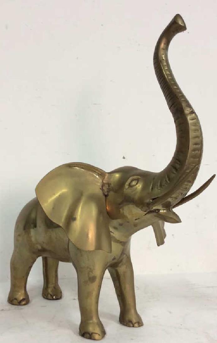 Brass Elephant Sculpture (1 of 9)