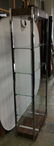 Wood Chrome Glass Etagere - 5