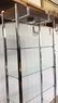 Wood Chrome Glass Etagere - 8