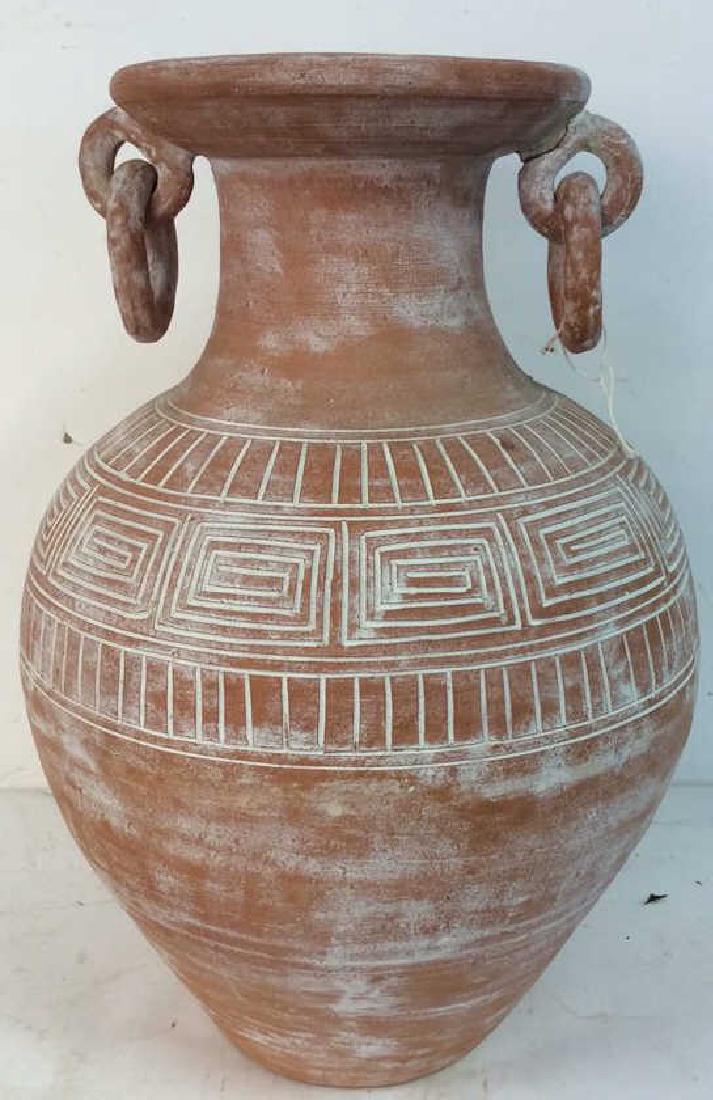 Large Terra Cotta Urn Planter Vase (1 of 7)