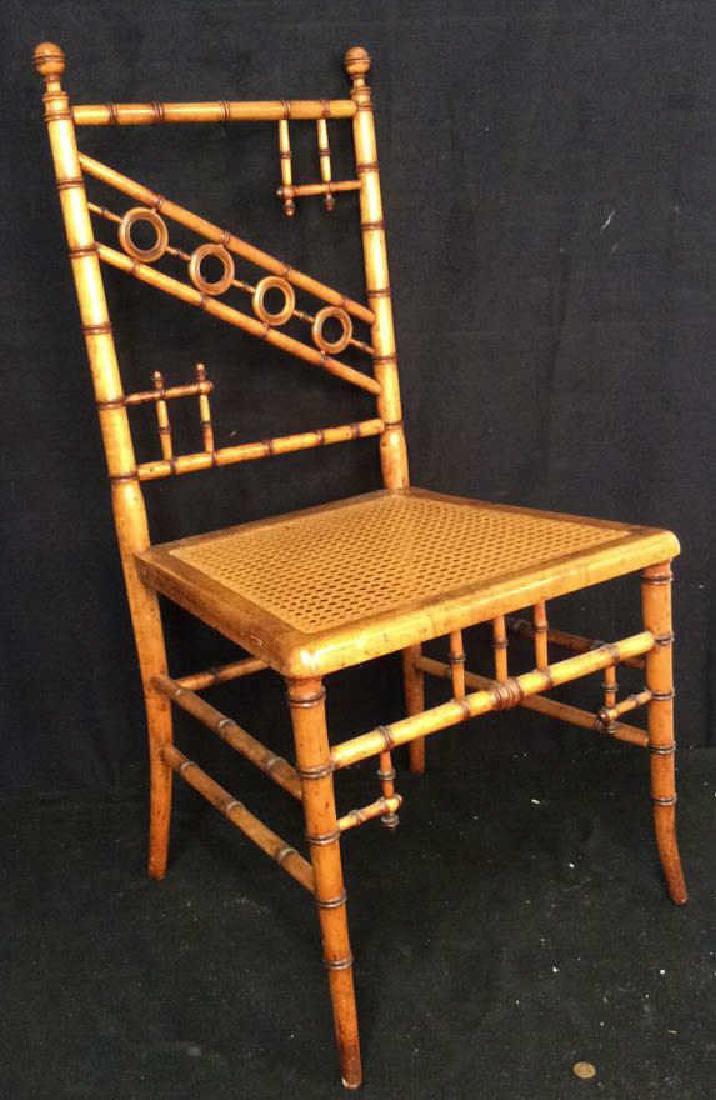 Aesthetic Movement Faux Bamboo Side Chair (1 of 10)