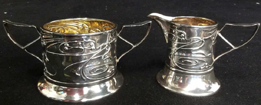 Antique Russian Sterling  Silver Sugar Creamer (1 of 12)