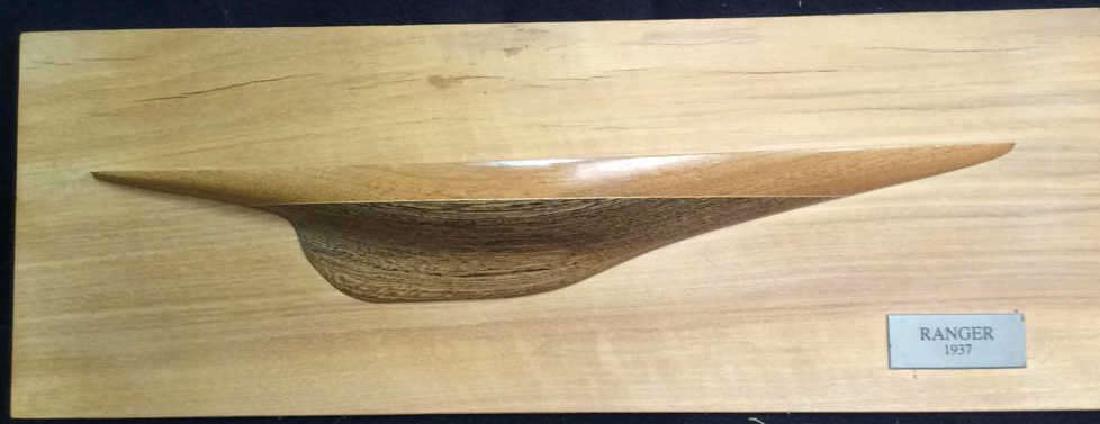 Ranger 1937 Carved Wood Boat Reluef (1 of 9)