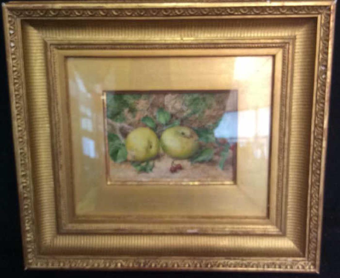 Green Apple Still Life Oil Painting (1 of 9)