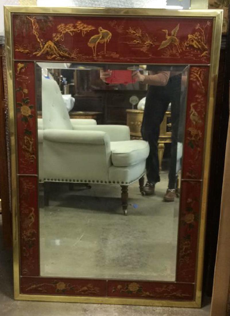 Vintage Asian Painted Mirror (1 of 10)