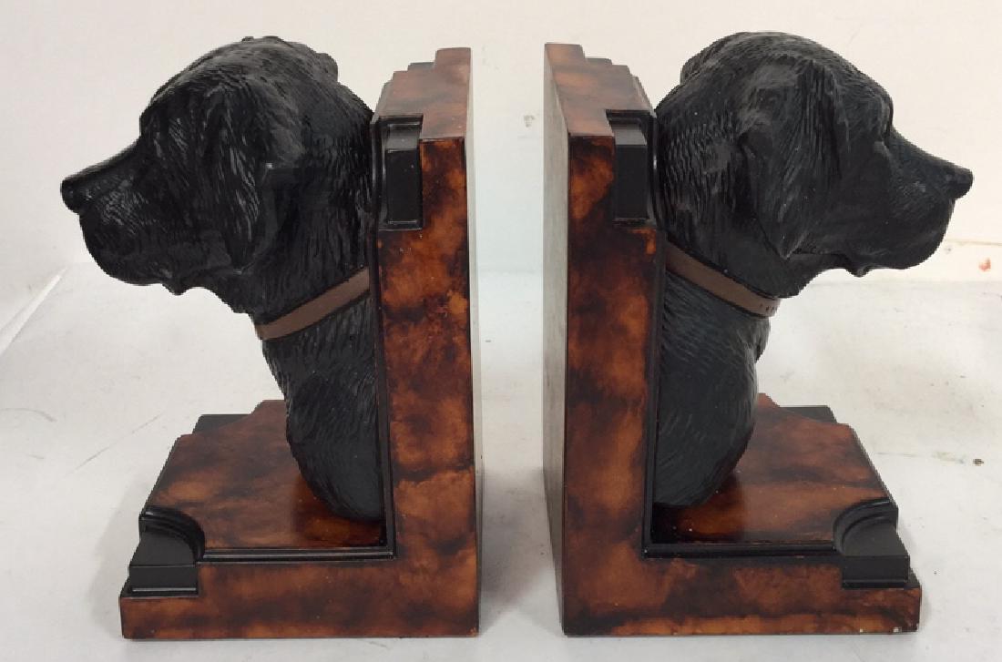 Pair Of Black Labrador Bookends (1 of 8)