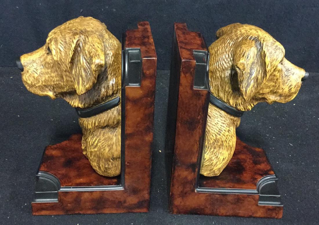 Pair Yellow Labrador Dog Bookends (1 of 8)