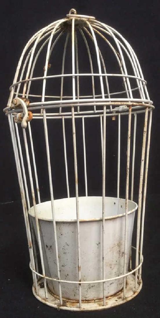 Vintage Bird Cage Replica Metal Garden Planter (1 of 4)