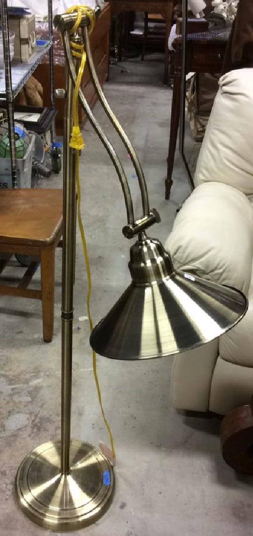 Mid Century Brass Floor Lamp (1 of 6)