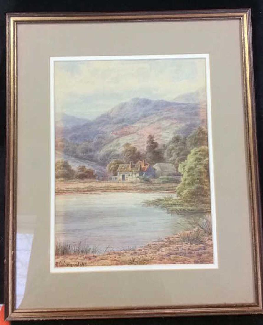 H. Coleman signed Watercolor 1895 (1 of 7)