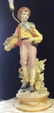 Pair Victorian Bisque Figural Lamps - 9