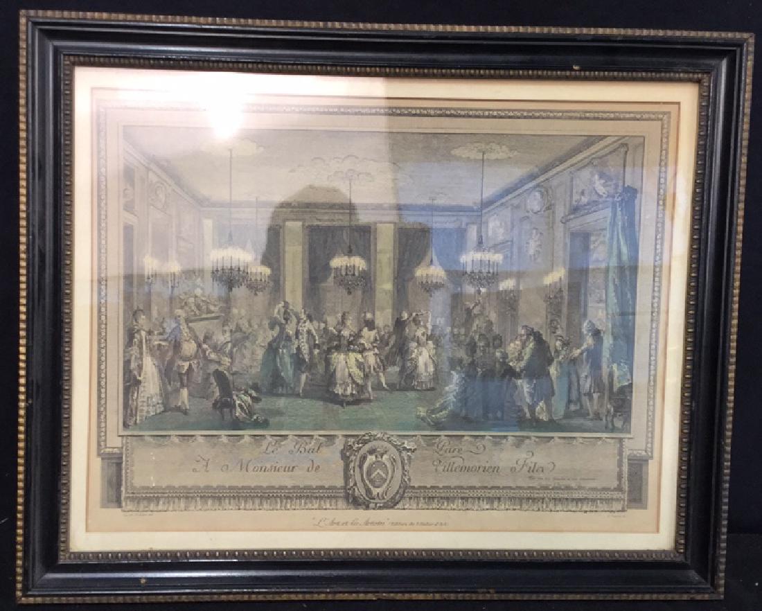 Framed Artwork 18th Century Ballroom (1 of 10)