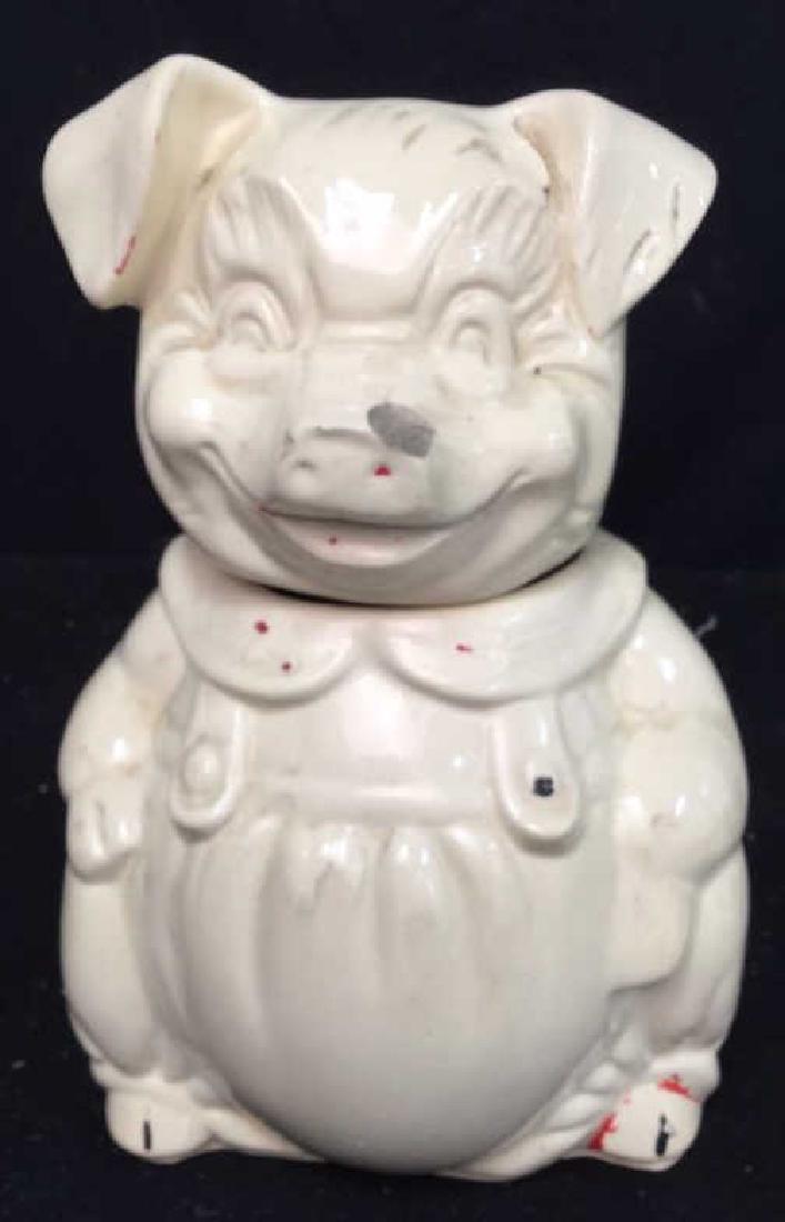 Vintage Ceramic Pig Cookie Jar (1 of 7)