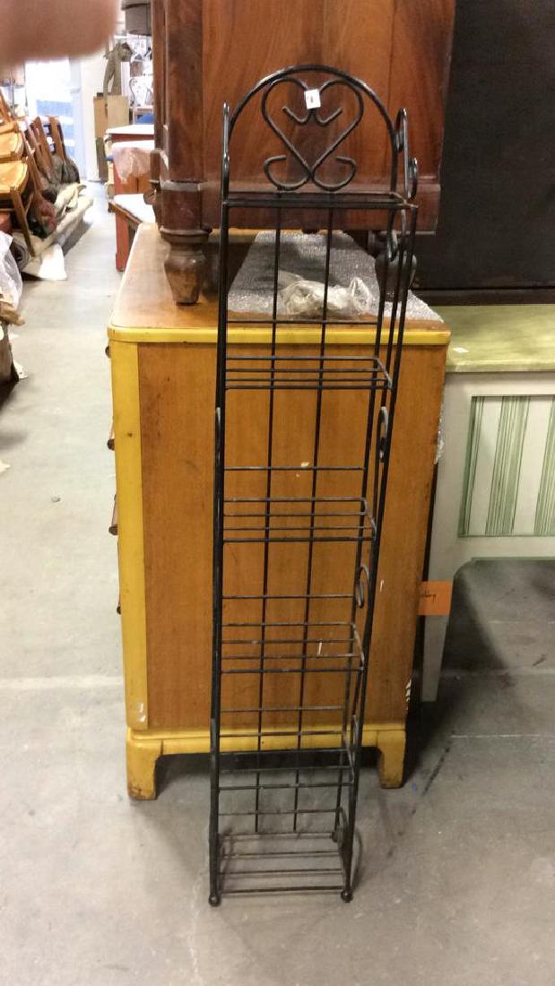 Black Metal 6 Shelf Stand (1 of 6)