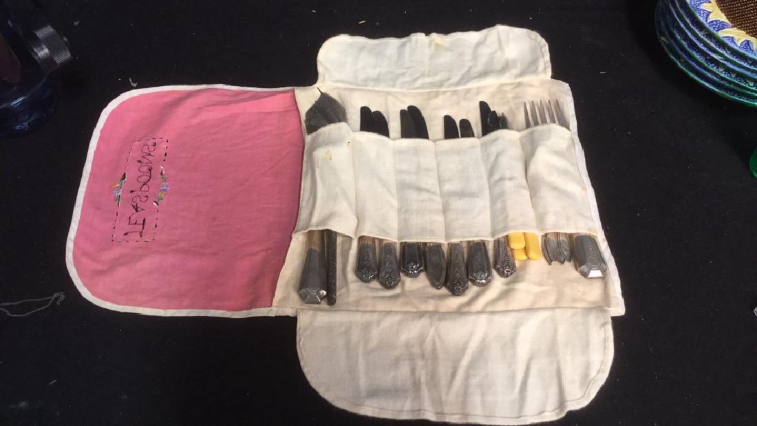 Lot of Sterling Silver Plate Stainless Utensils (1 of 8)