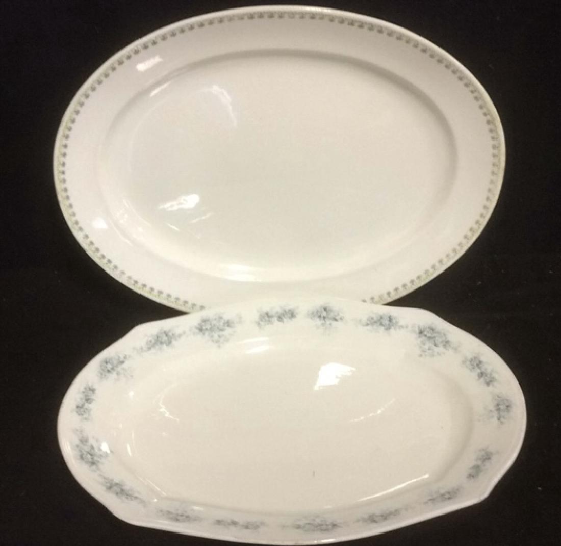 Two Vintage Serving Platters Mercer Smith and Ford (1 of 5)