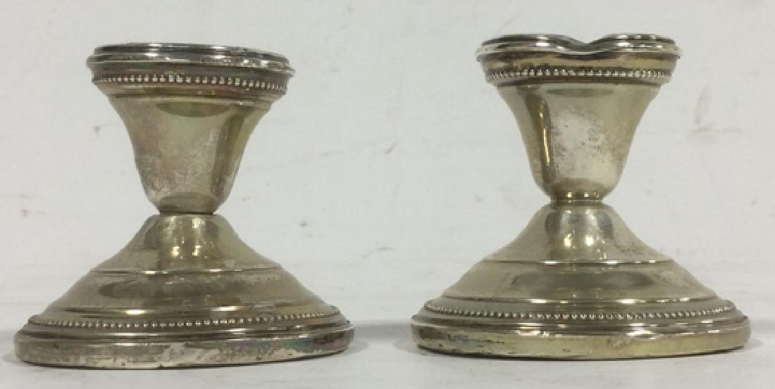 Sterling Reinforced, Weighted Candle Holders (1 of 5)