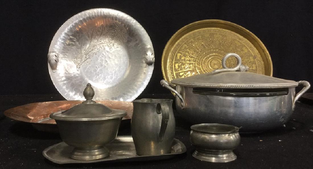 Assorted Vintage Metal Tabletop Accessories (1 of 6)