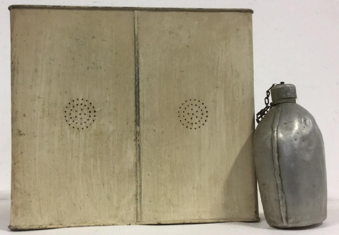 Vintage Bread Box and WWII US Army Canteen (1 of 5)