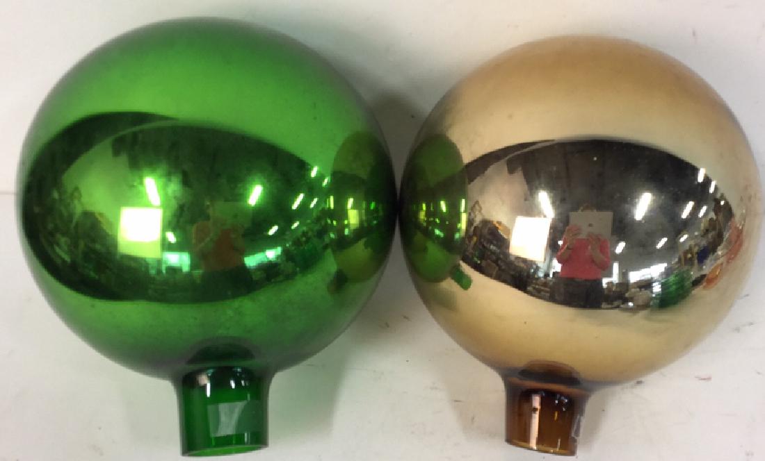 Pair Of Glass Gazing Balls ornaments (1 of 7)