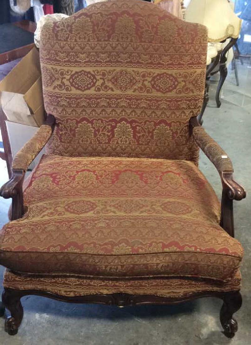 Upholstered Bergere Arm Chair (1 of 9)