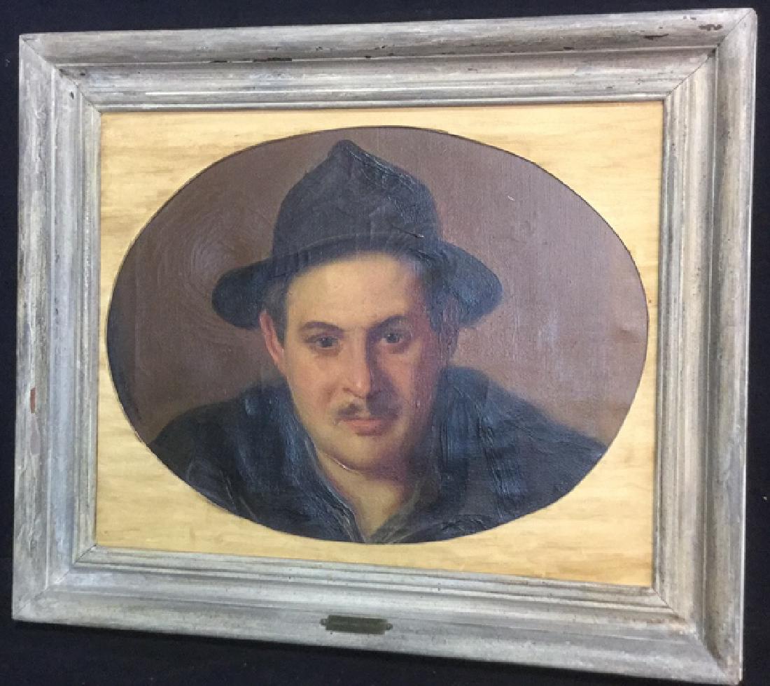 A. Wasserman The Egg Man Signed Oil on Canvas (1 of 8)