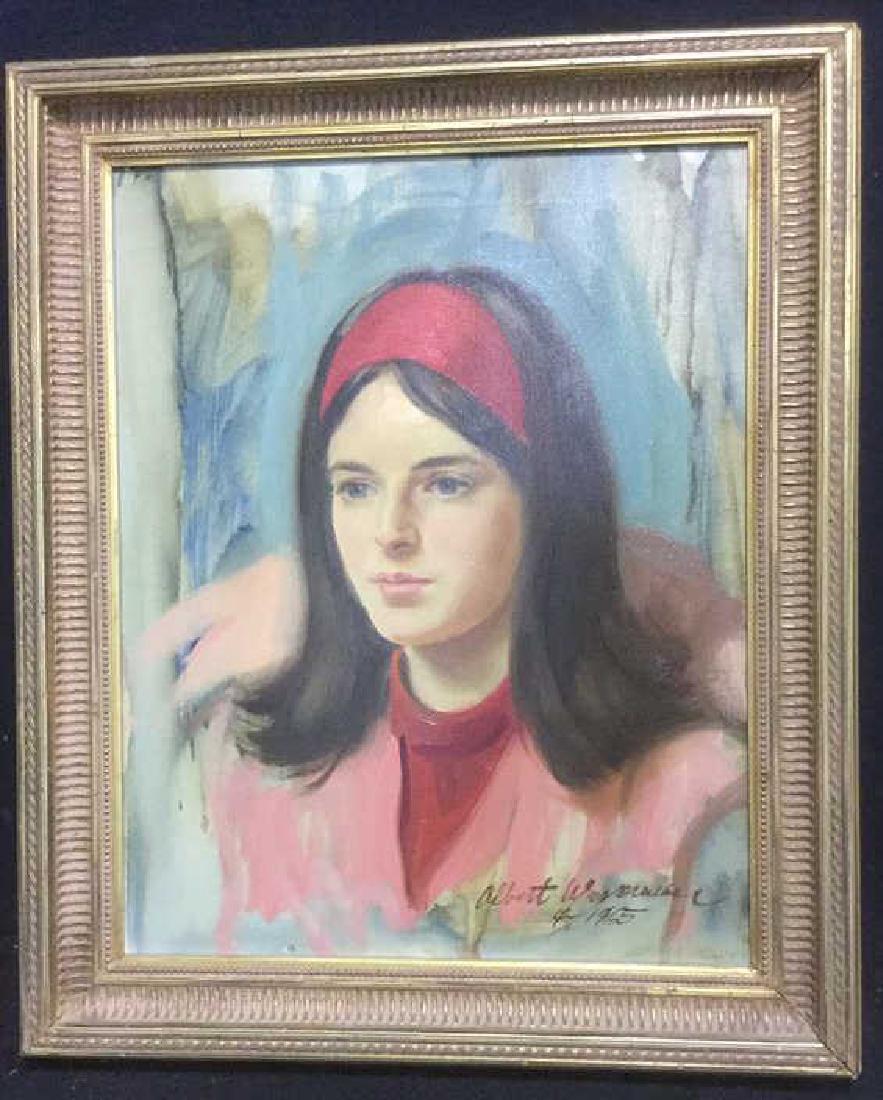 A. Wasserman 1965 Original Oil On Canvas Signed (1 of 7)