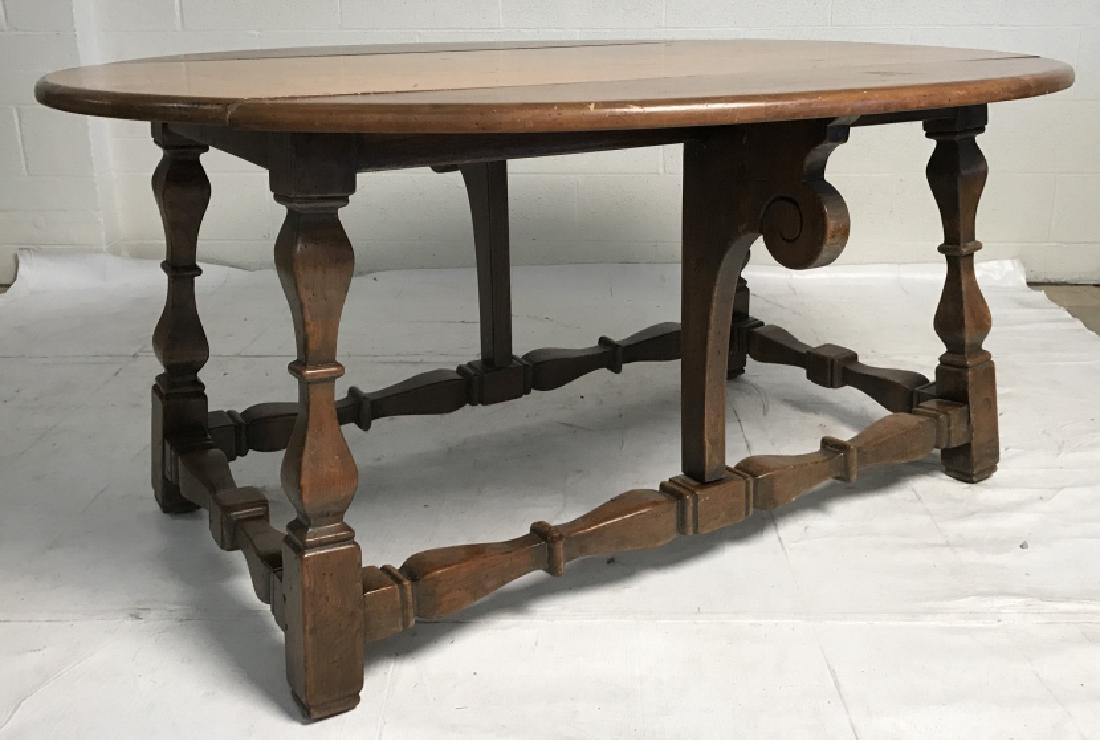 Antique Spanish drop leaf table (1 of 9)