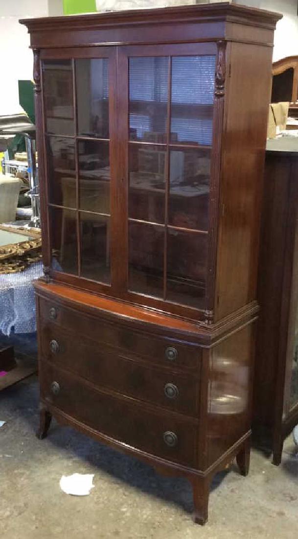 Vintage Mahogany Federal Style Display Chest (1 of 10)