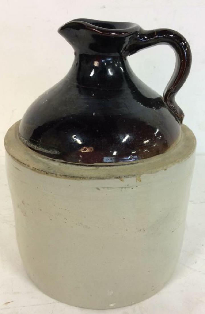 Antique Salt Glazed Stoneware jug (1 of 8)