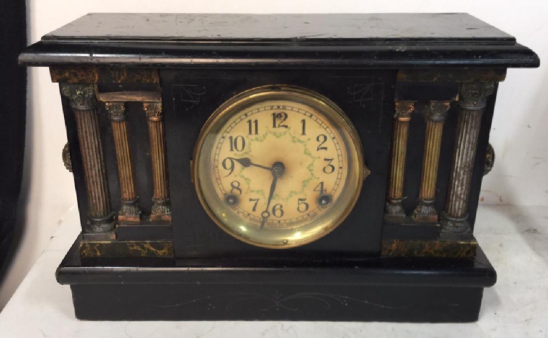 Vintage Wood Mantel Clock (1 of 9)